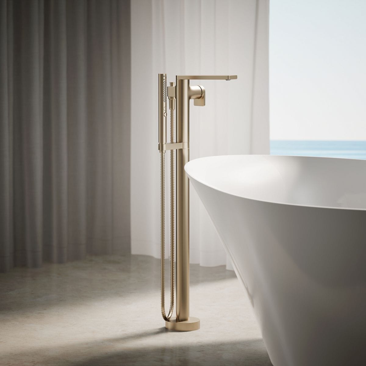 KOHLER T73087-4-BV Roman-Tub-Faucets - View #2