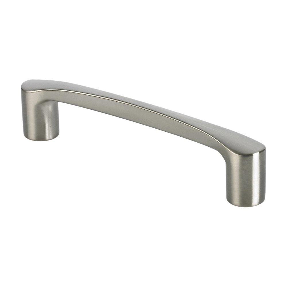 Siro Designs 97-188 Italian Line 5-in Center to Center Fine-brushed Nickel Rectangular Handle Drawer Pulls