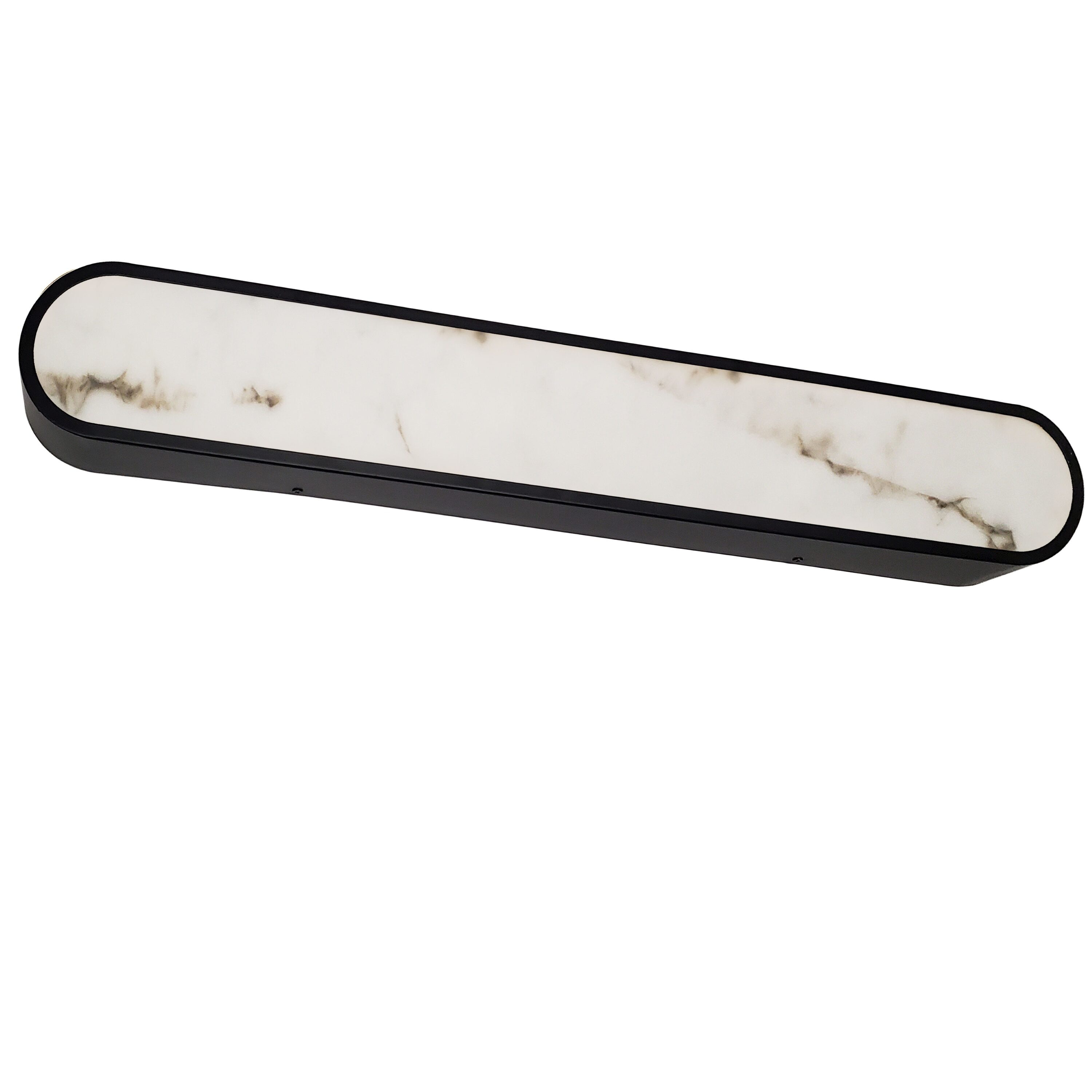 Dainolite Walsh 32-in W 1 -Light Matte Black Integrated LED Wall Sconce
