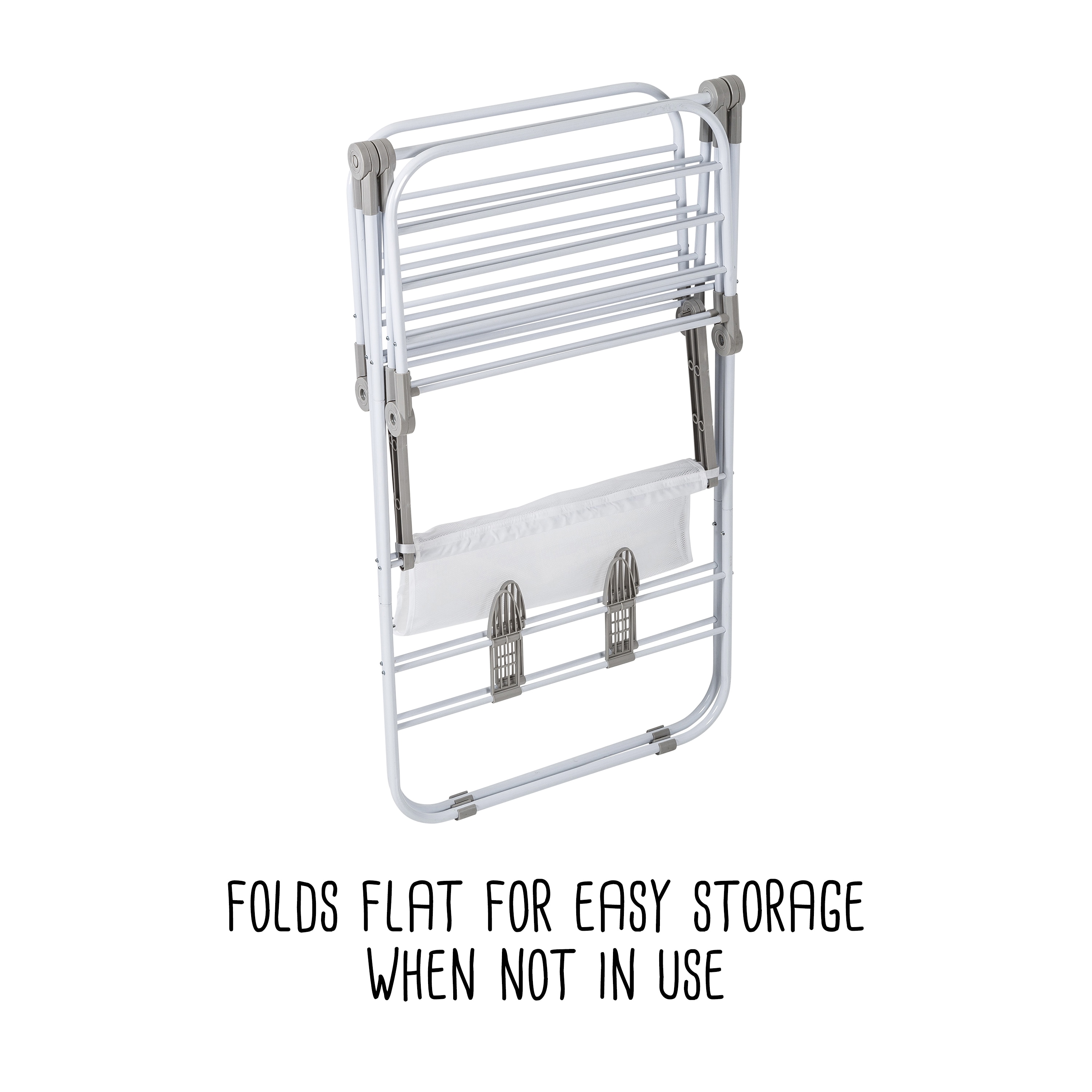 Aluminum Fold Flat Dish Rack