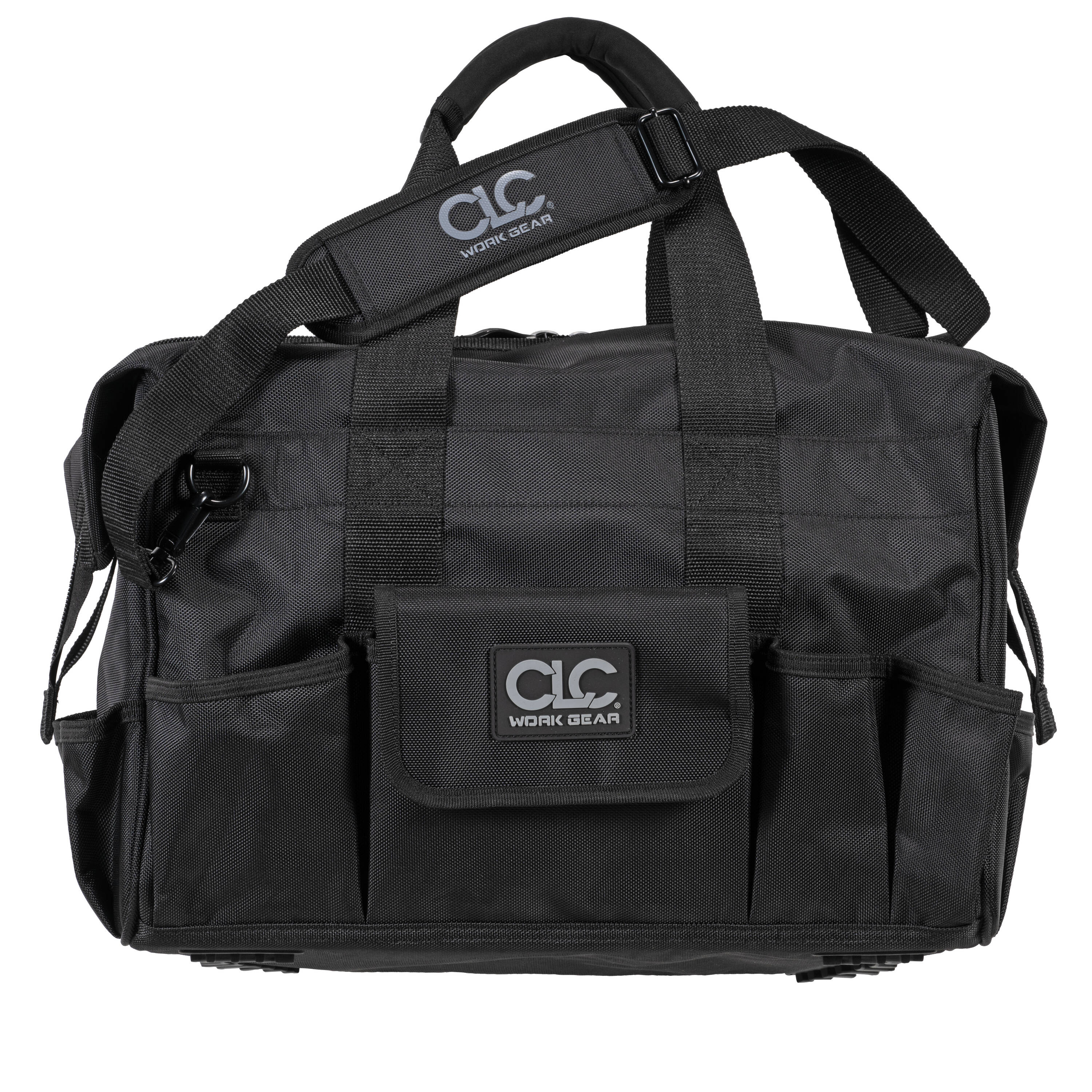 CLC Phantom Black Ballistic polyester 21-in W x 12-in D x 11.5-in L Zippered Tool bag