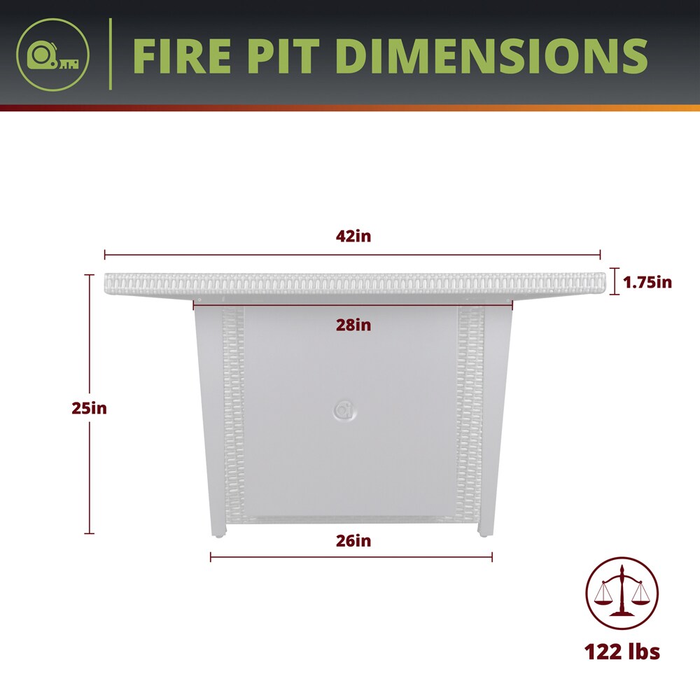 Kinger Home FP-004TGRY-SET-RED Patio-Conversation-Sets - View #10