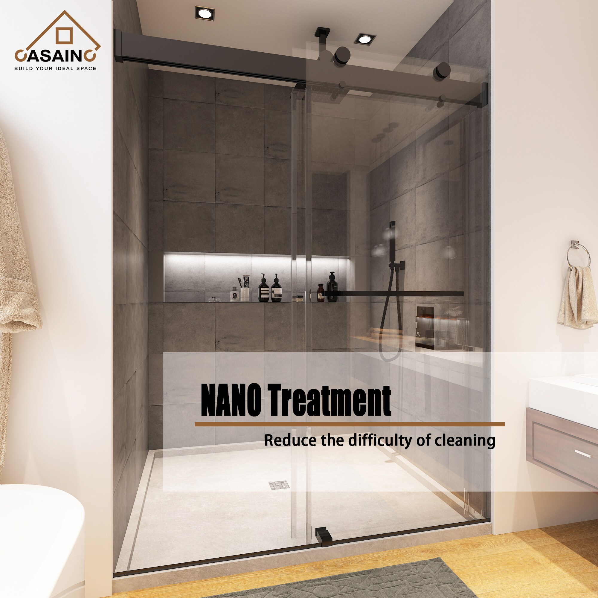 CASAINC CAMB03-60 Shower-Doors - View #9