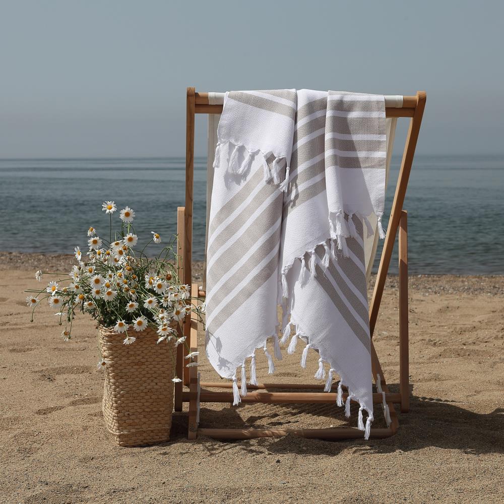 Turkish Towels Herringbone Turkish Towel - Black