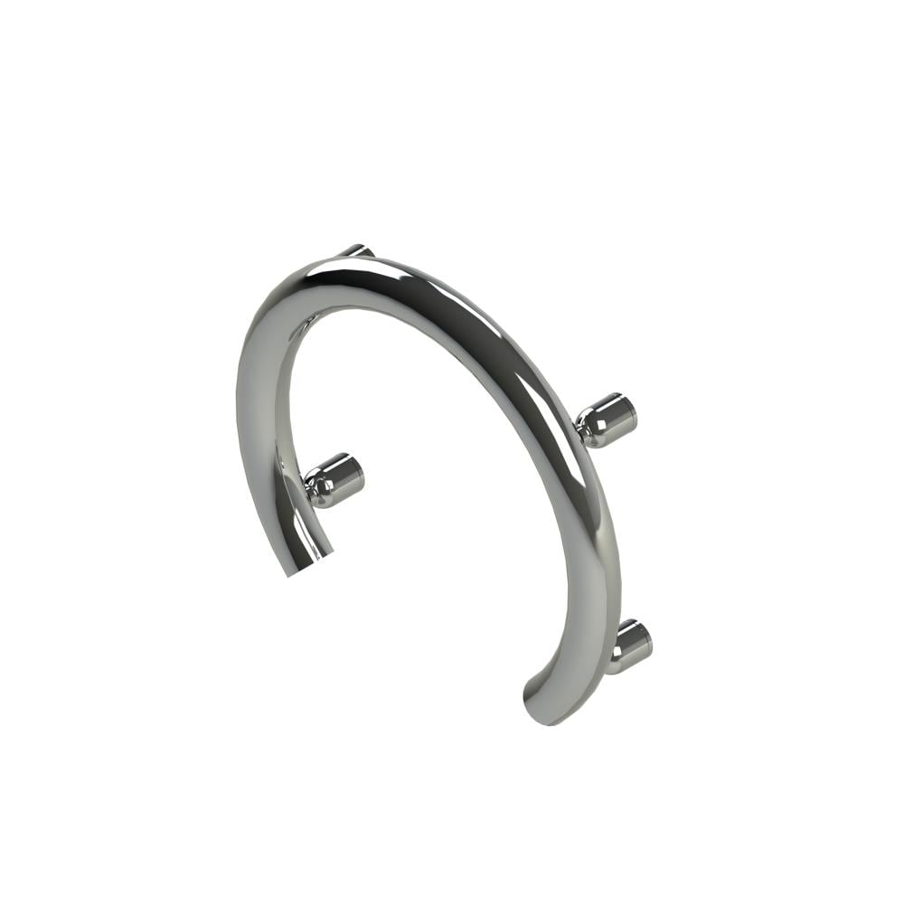 Invisia 2-in-1 Toilet Roll Holder with Integrated Grab Bar