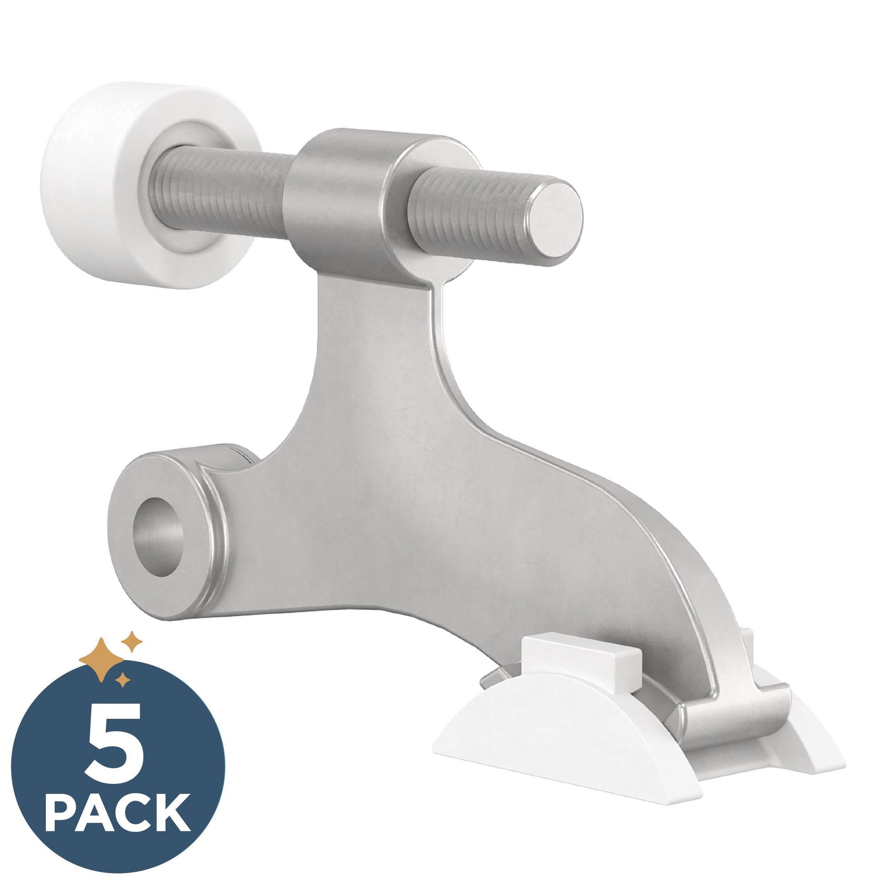Franklin Brass B59650K-MN-C5 2-3/5-in Hinge pin Door Stop 5 -Pack