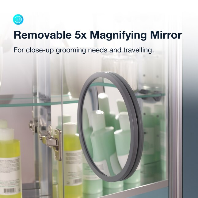 Galway 30 in. x 24 in. Recessed or Surface Mount Medicine Cabinet in Mirror Galway 30 in. x 24 in. Recessed or Surface Mount Medicine Cabinet in Mirror