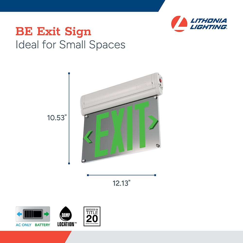 Lithonia Lighting BEWGSMM6 Emergency-Exit-Lighting - View #4