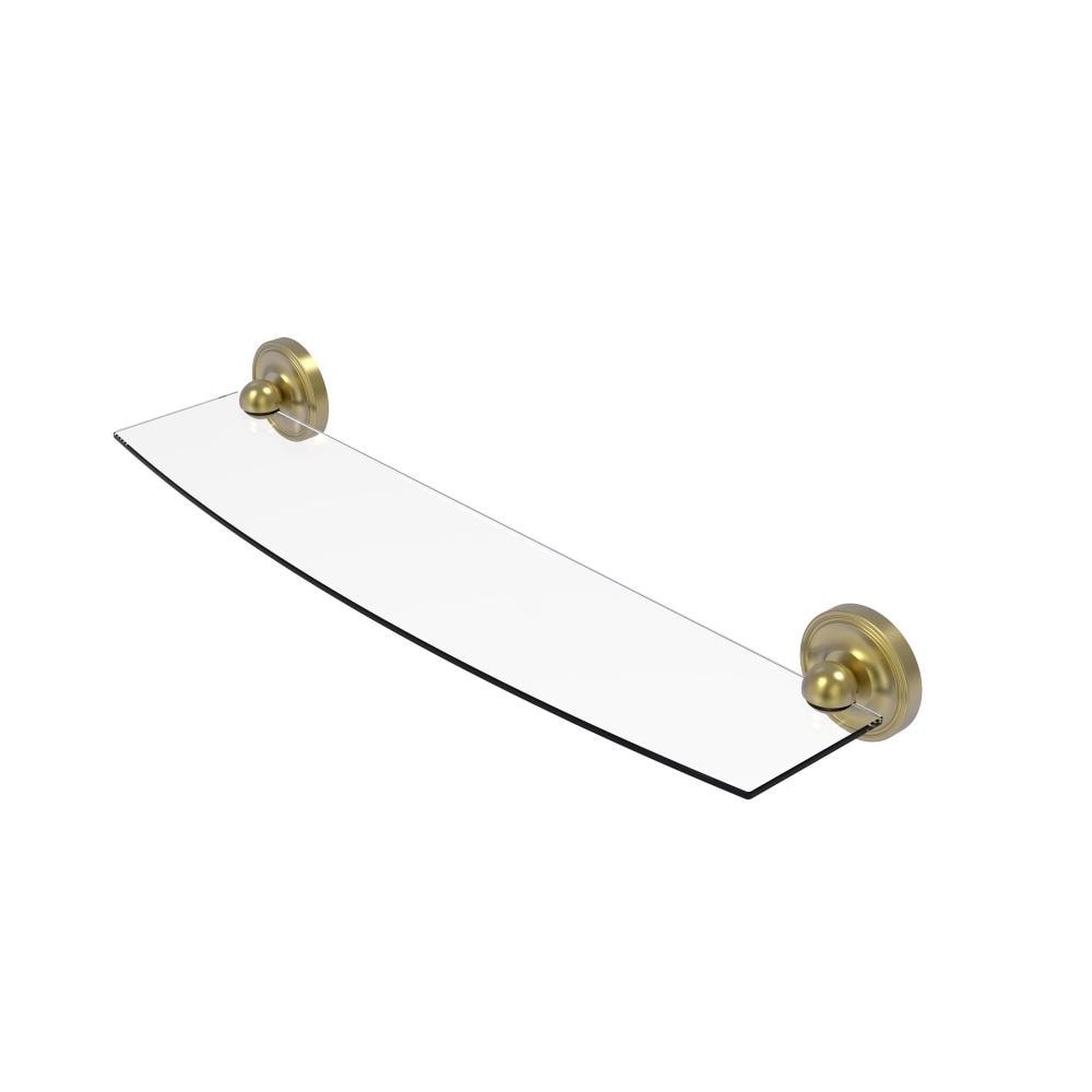 Allied Brass R-33/24-SBR Regal Satin Brass Wall mount Bathroom Shelf ( 24-in x 3.1-in x 5-in )