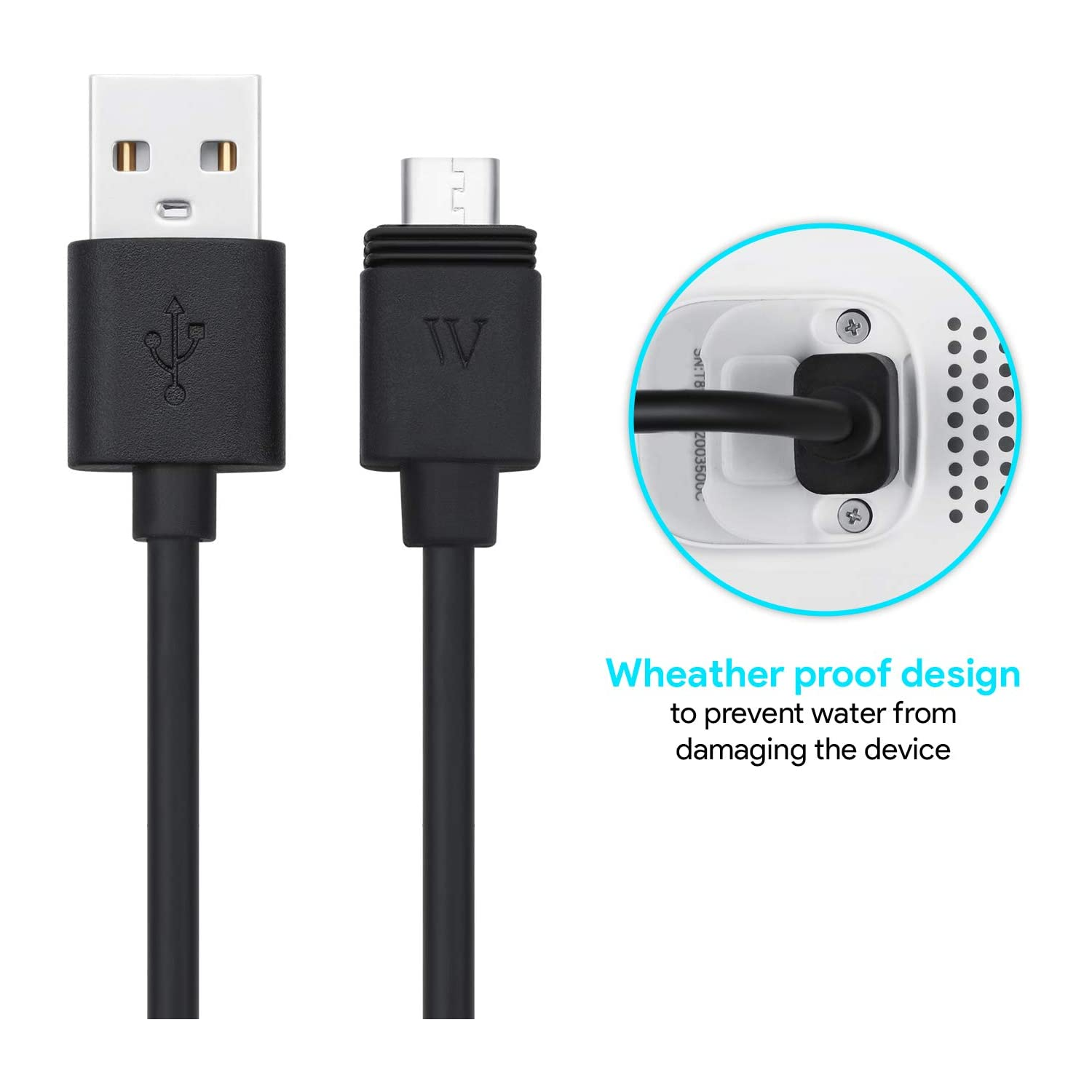 eufycam 2 charging cable