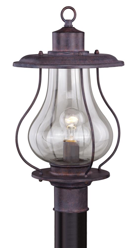 Cascadia T0218 Dockside 18.5-in Weathered Patina Coastal Outdoor Post Light