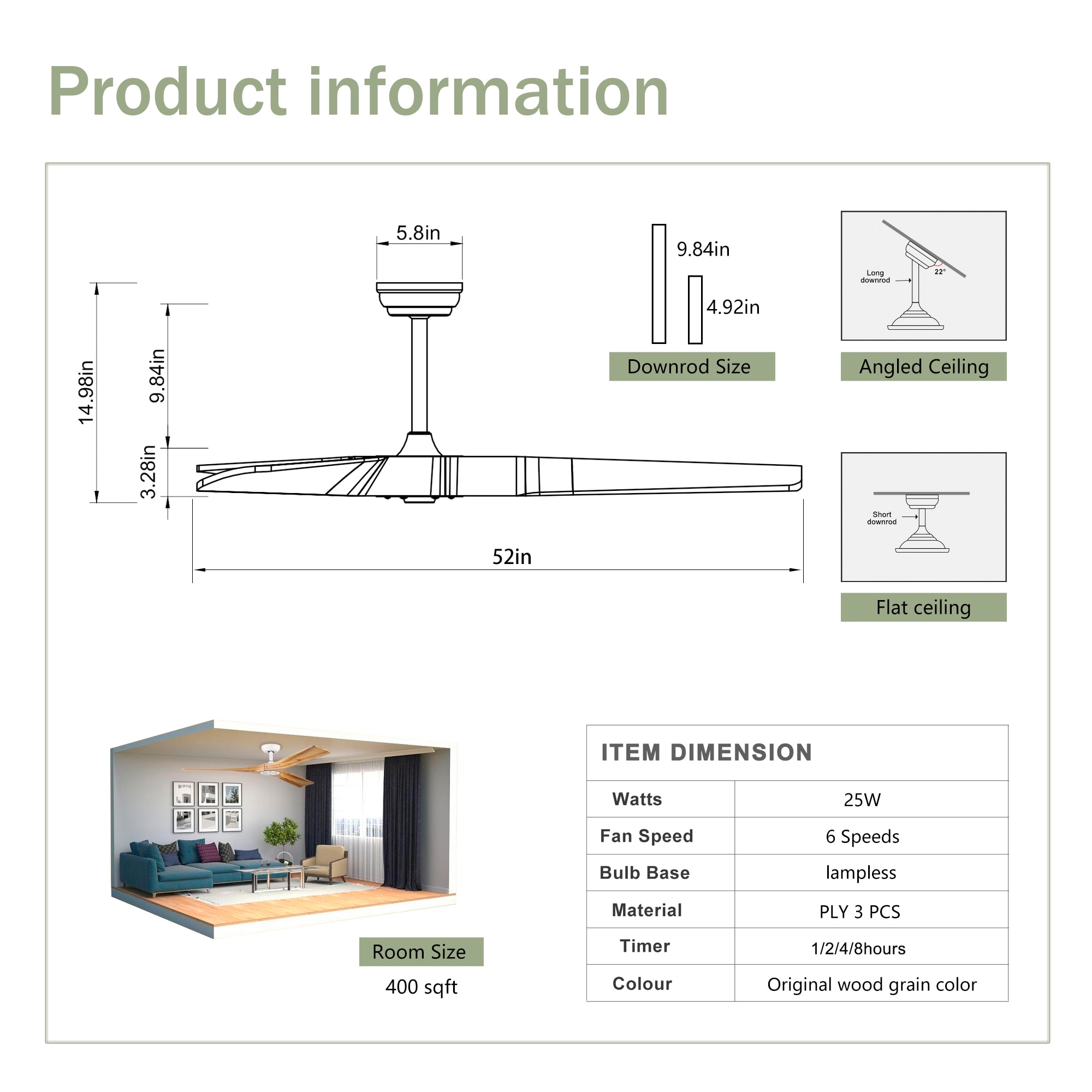 SINOFURN SYB570113WT Ceiling-Fans - View #9