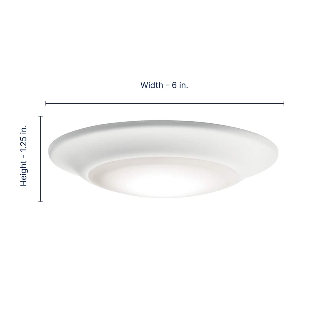 Kichler 43878WHLED27 flushmounts - View #2
