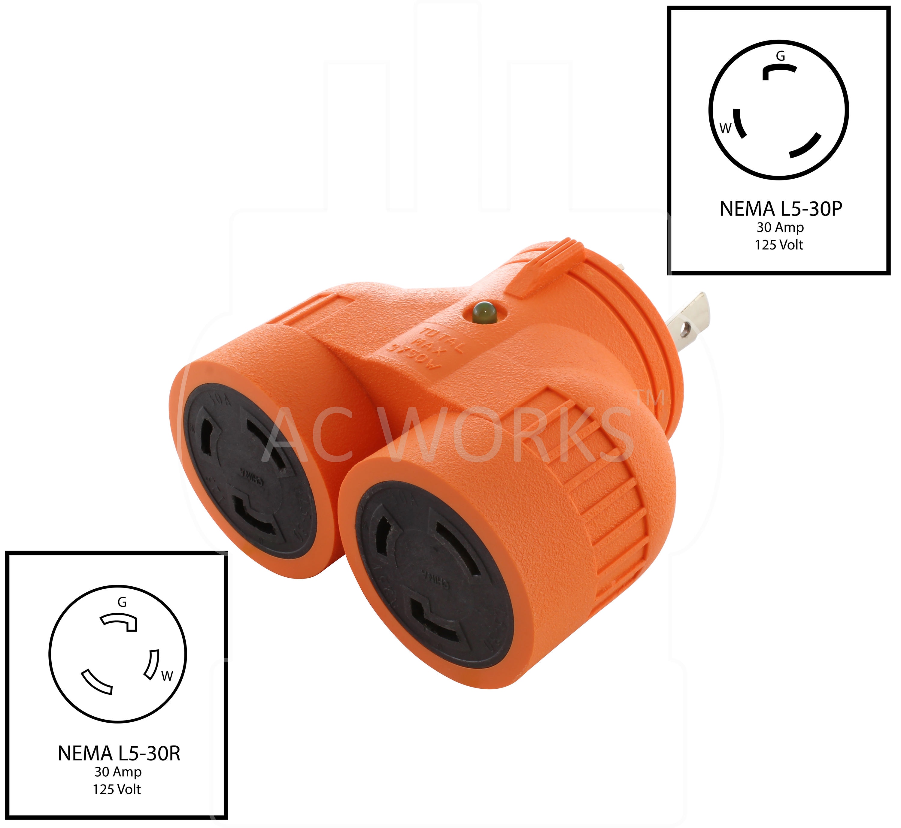 AC WORKS ADVL530L530 Power-Outlet-Taps - View #2