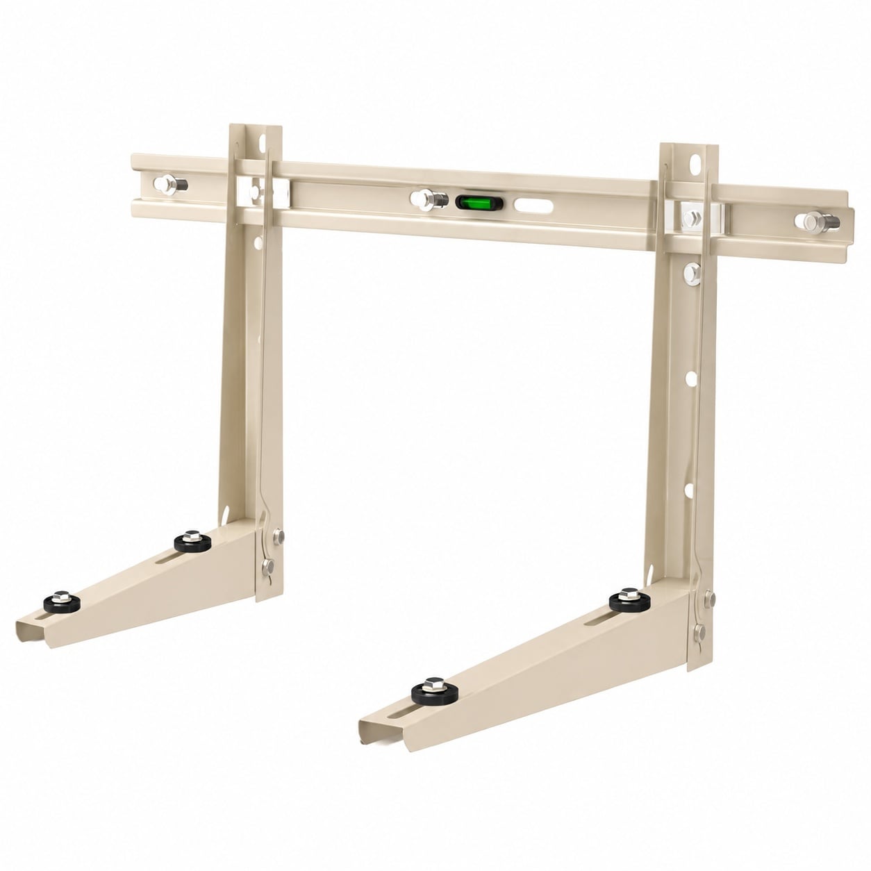 Aoibox  Mini Split Condenser Wall Mount Bracket Galvanized Steel Fits 7000 to 36000 BTU Units Max 550 lbs