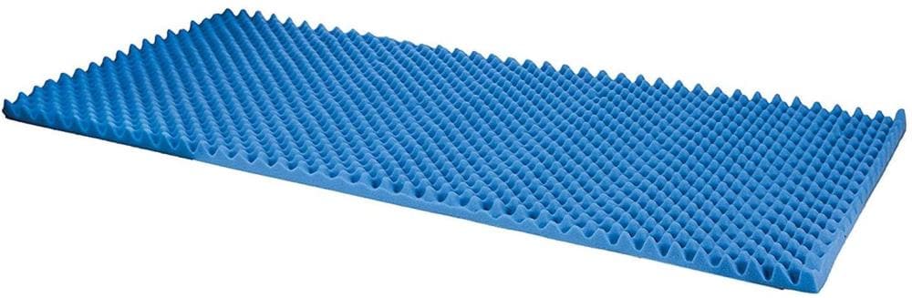 DMI Convoluted Hospital-Size Bed Pad (33 x 72 x 4-Inches, Blue)