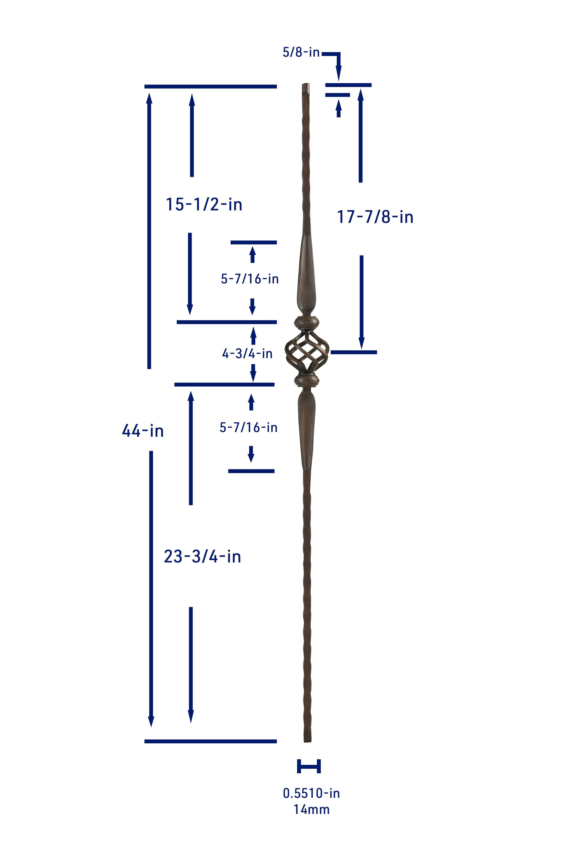Crown Heritage 4583531RB44 Interior-Stairpart-Balusters - View #4