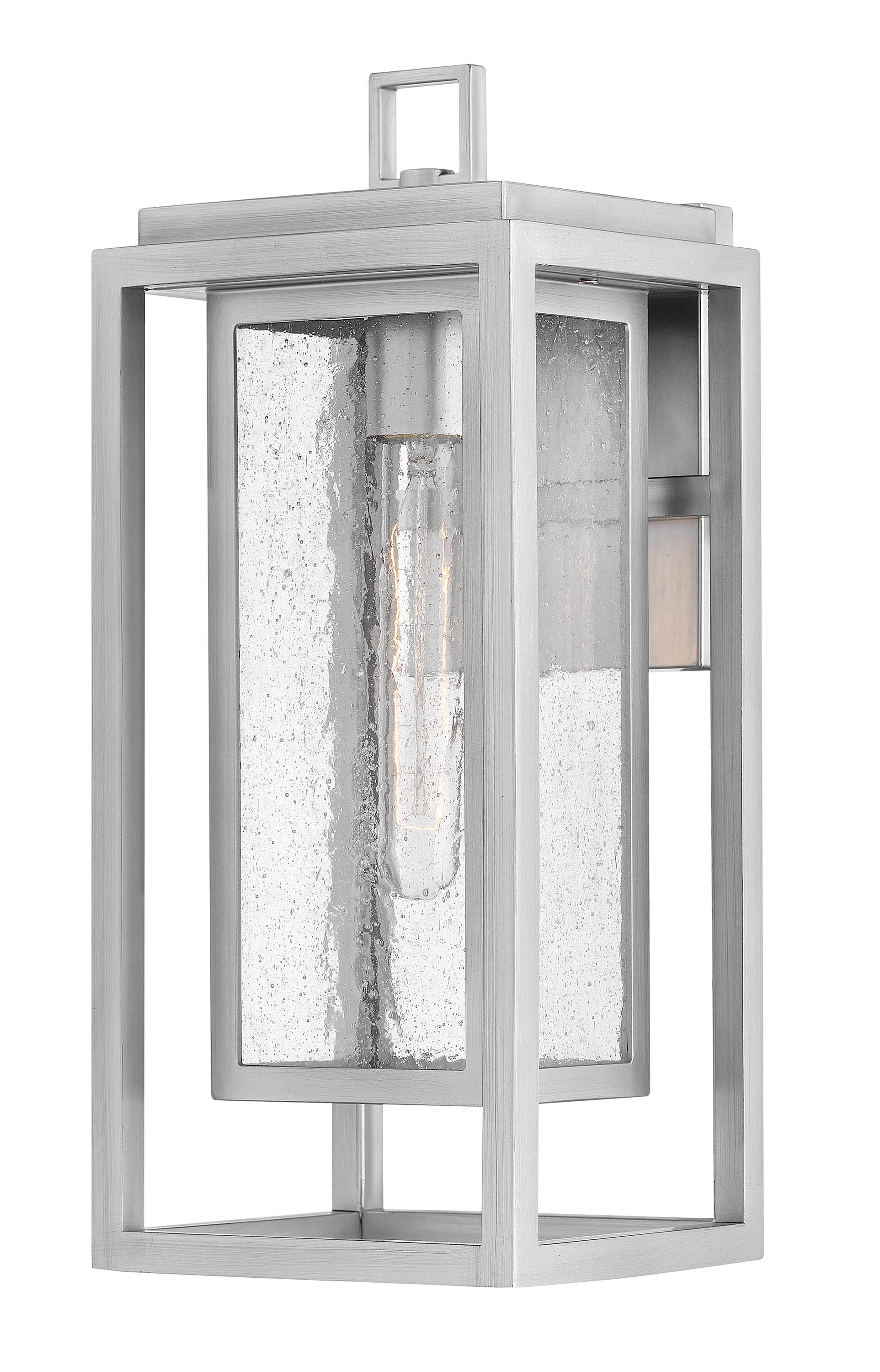 Hinkley 1004SI-LL Republic 1 -Light 16-in H Satin Nickel Hardwired Integrated LED Outdoor Wall Light