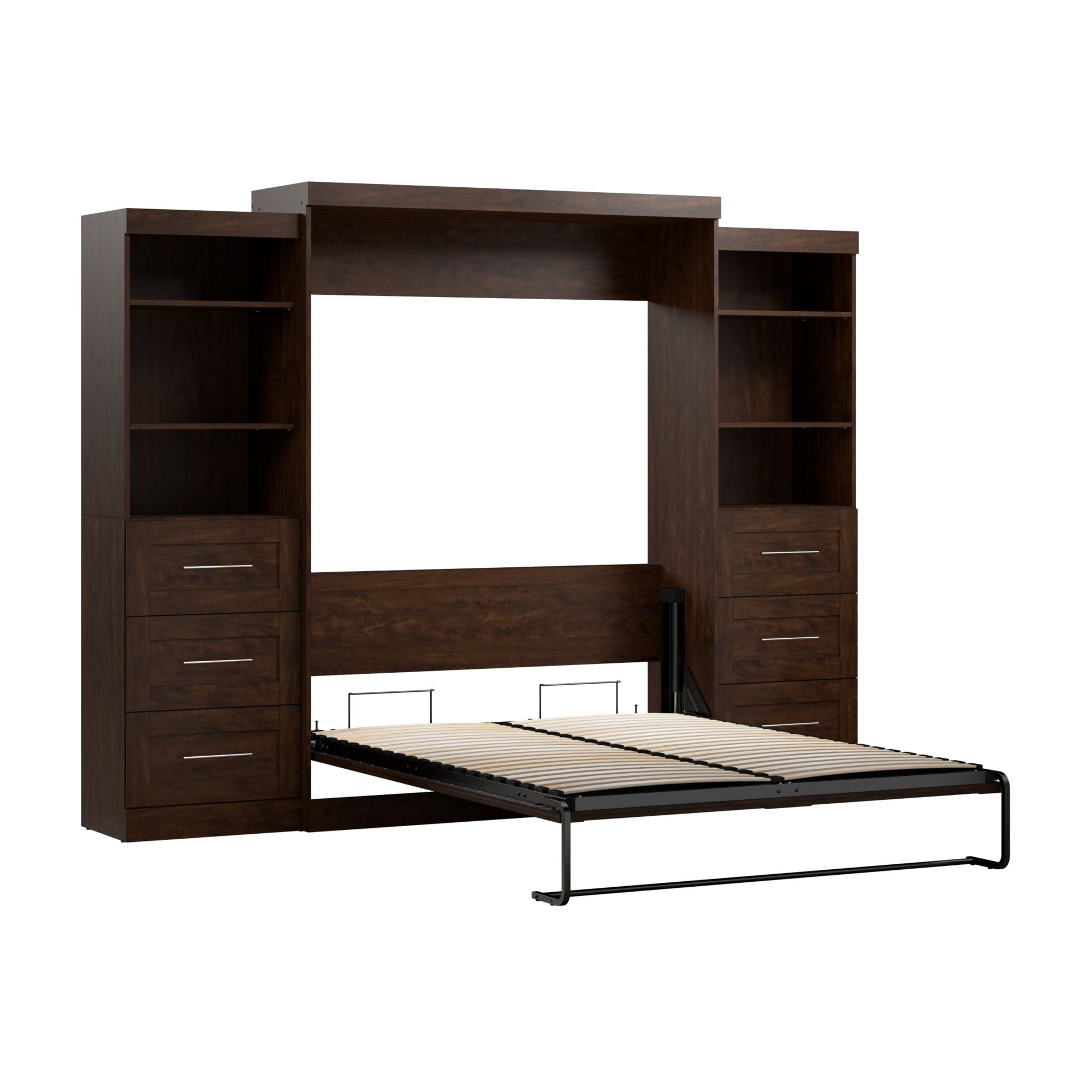 Bestar Pur Chocolate Queen Composite Murphy Bed 26884-69 at Lowes.com