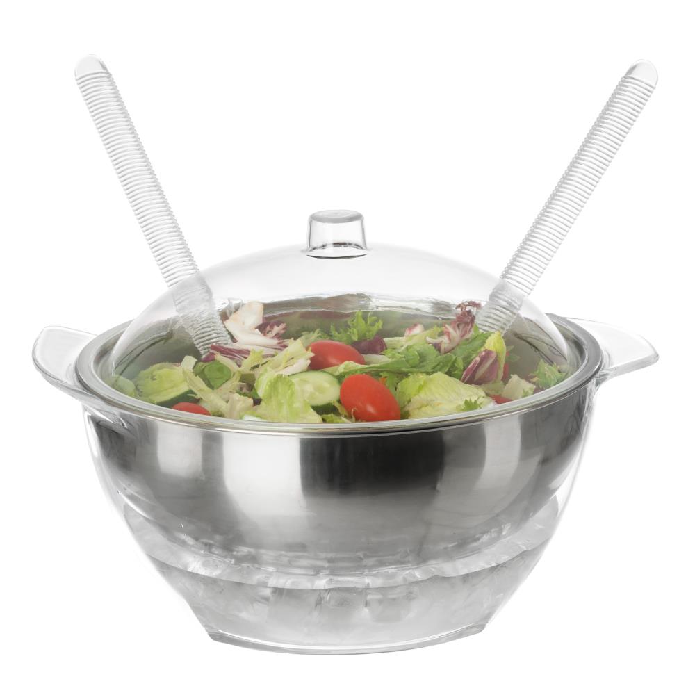 Hastings Home Cold Dip Bowls-2 Chilled Serving Containers with Ice