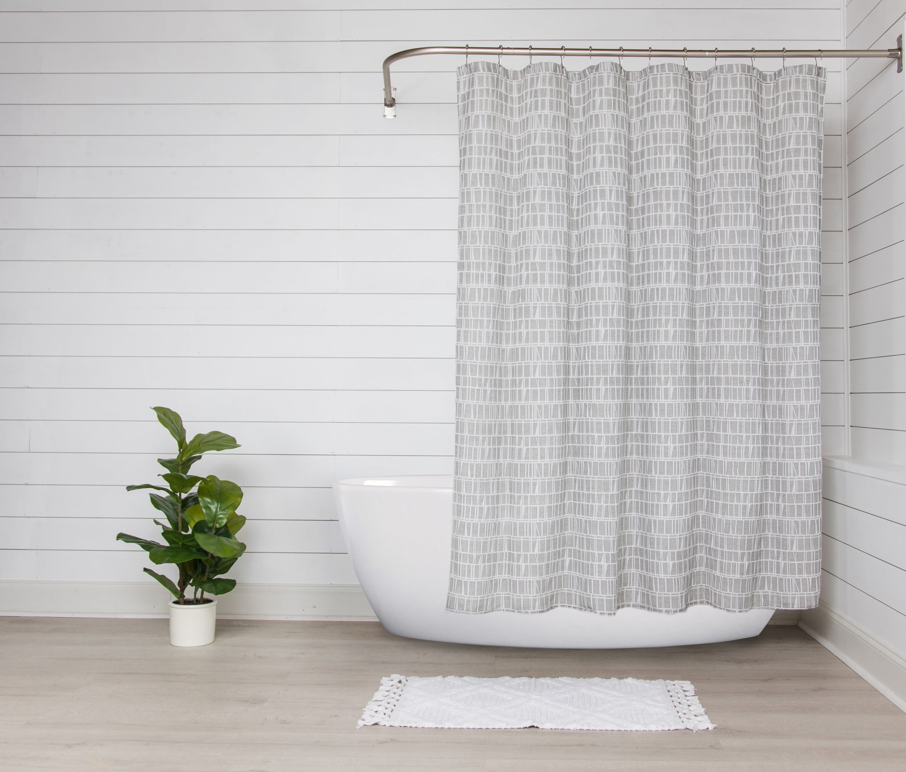 NEW Shower Curtain PEVA Modern Washable Polyester Waterproof Bathroom Clear 180 