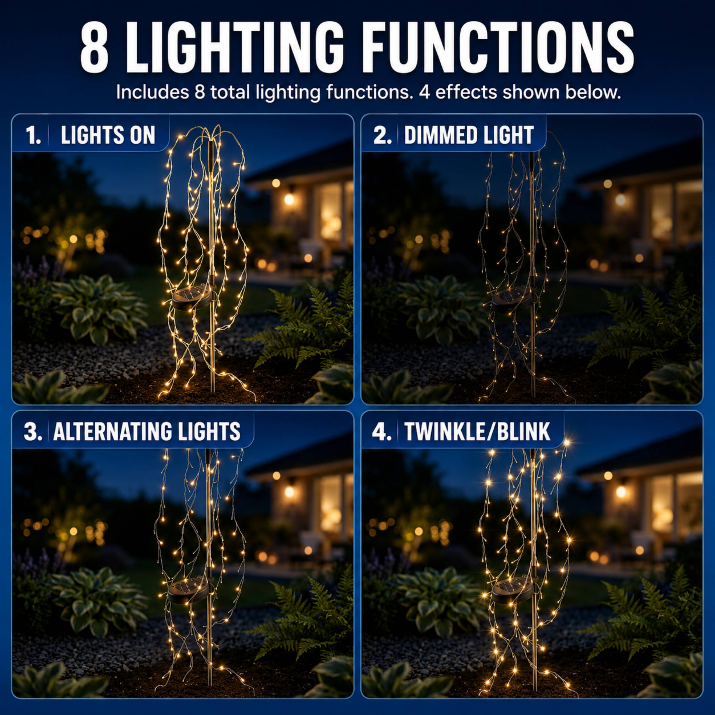 Harbor Breeze SLS9WH Path-Lights - View #3