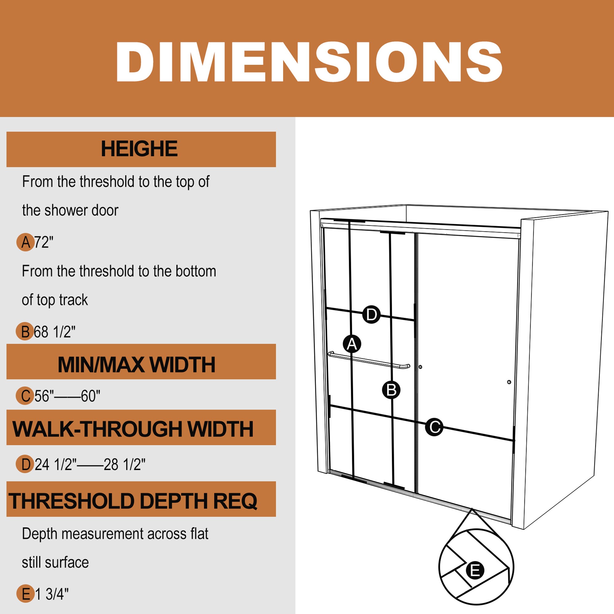 Lordear HMS-LD-6A22-1-606CH Shower-Doors - View #9