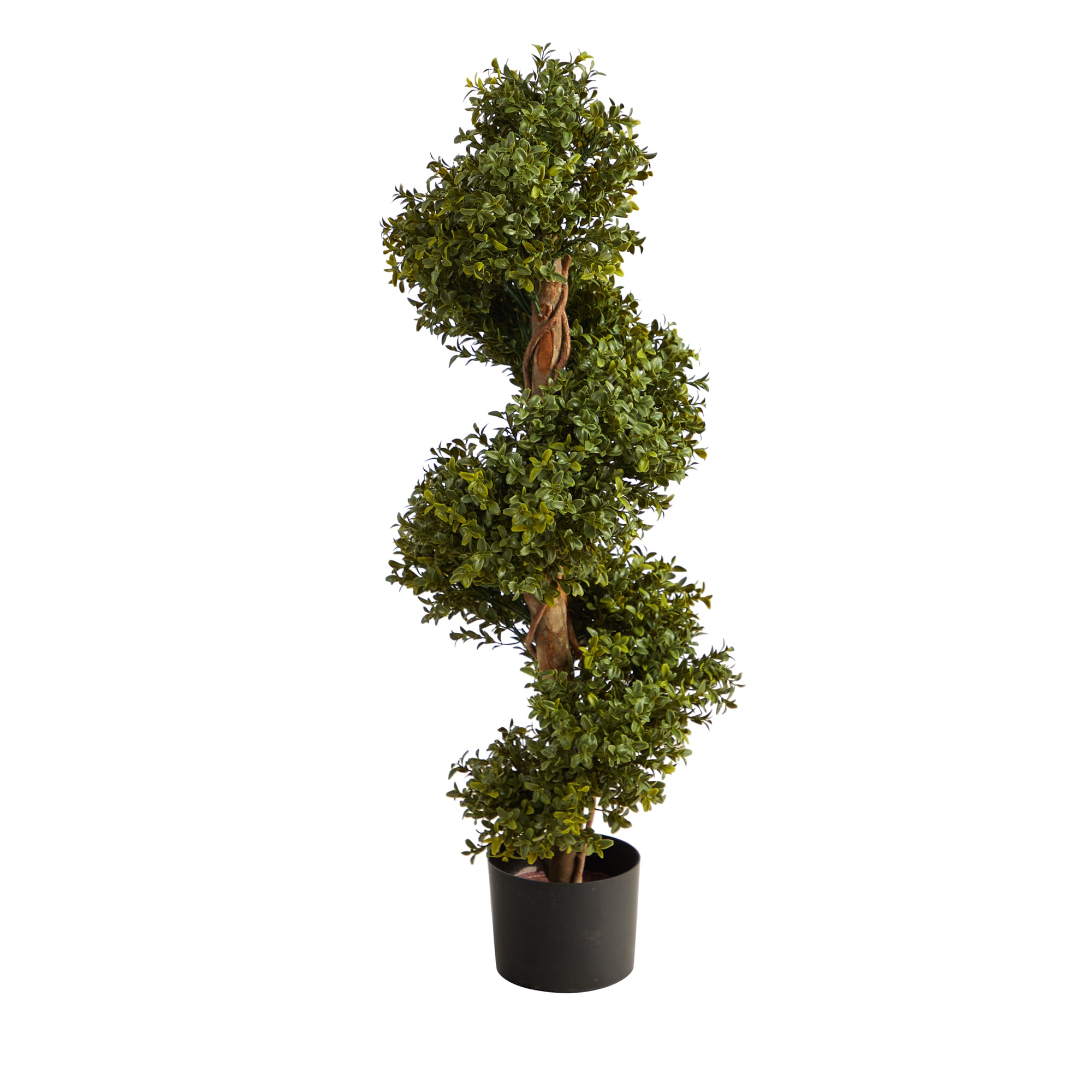 Nearly Natural T2027 33-in Green Indoor/Outdoor Floor Boxwood Artificial tree