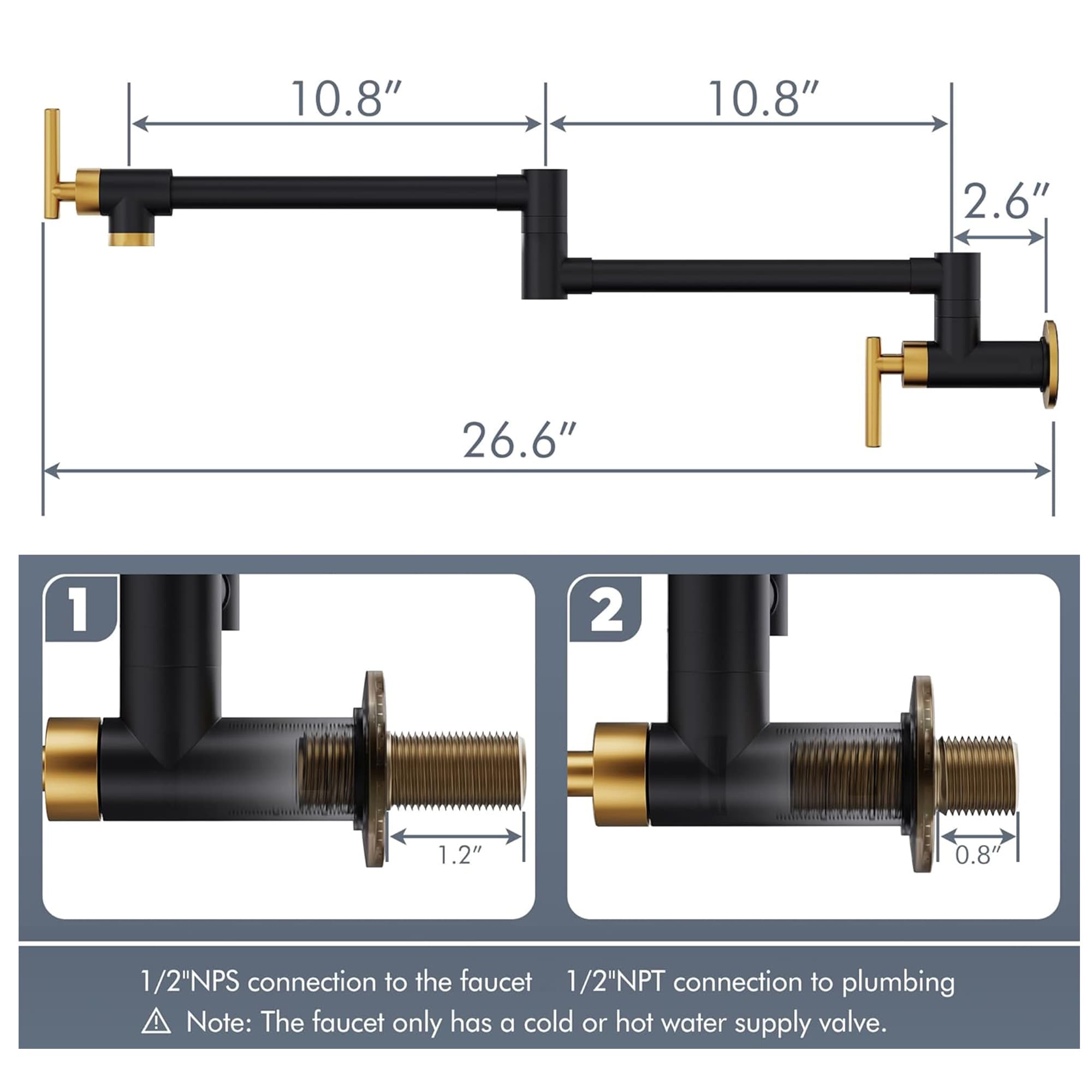 Clihome RCH-BAF68G Kitchen-Faucets - View #7