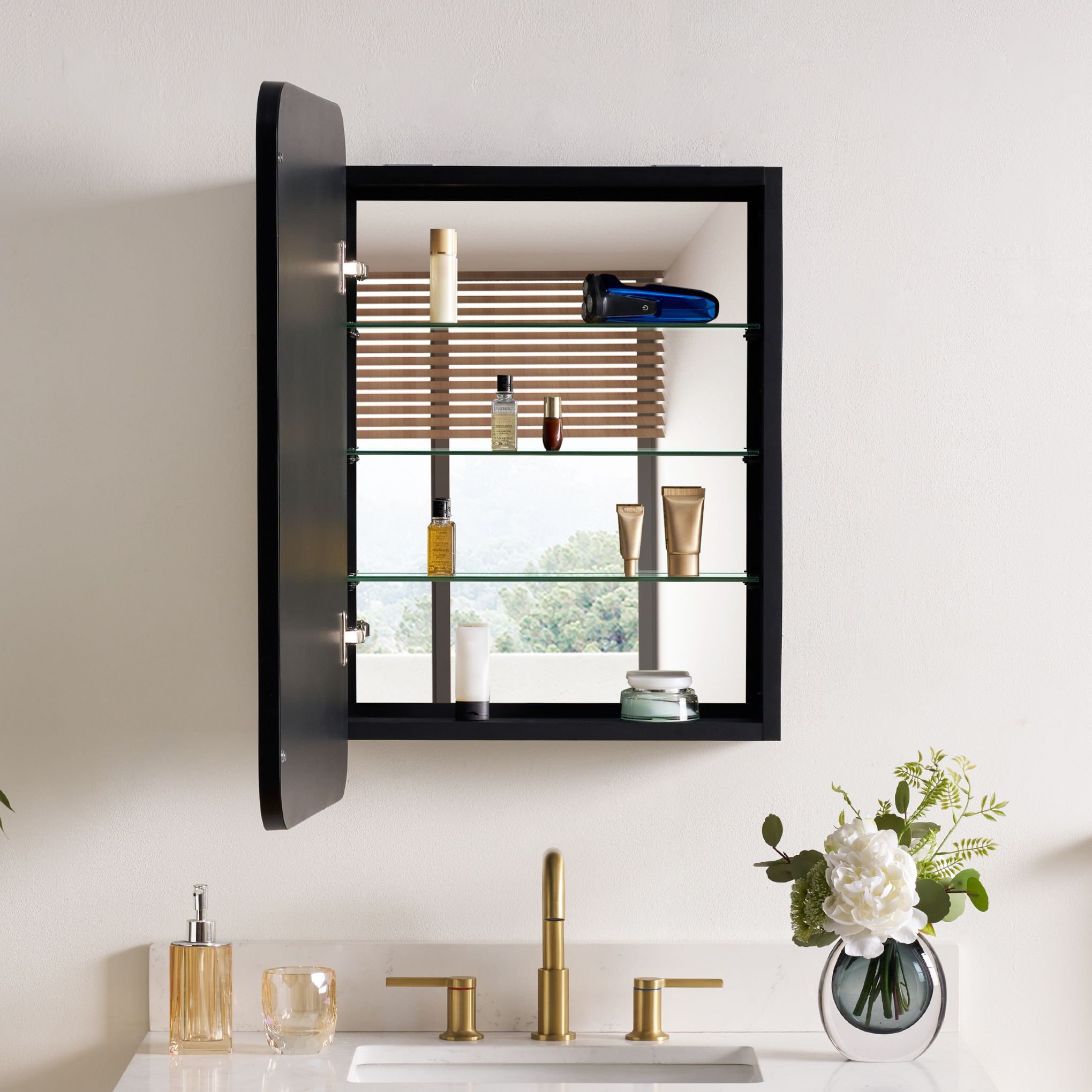 WELLFOR LEA2030MB-LR Bathroom-Medicine-Cabinets - View #6