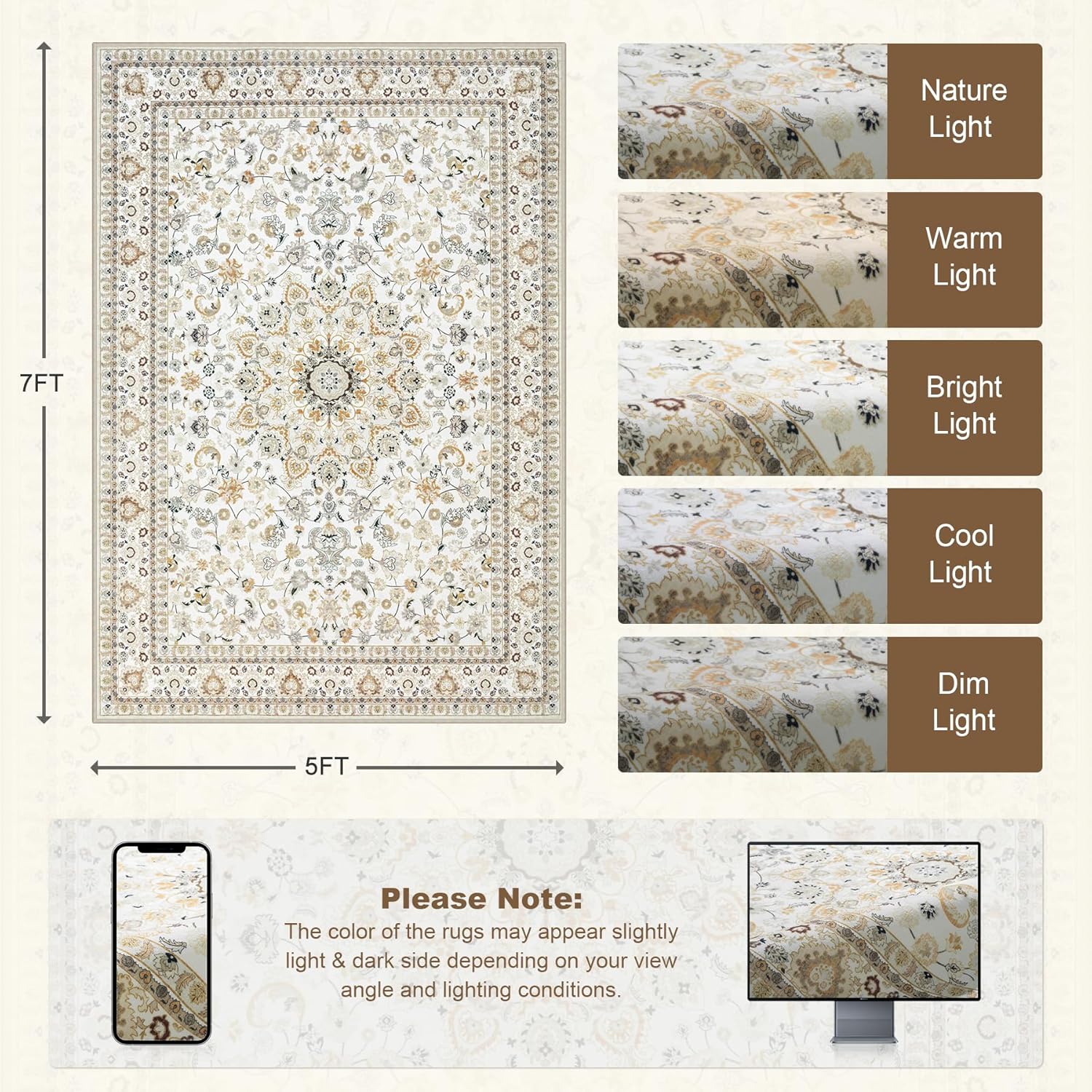 LITTLE TREE LWLT-DYR-XY007-BE-XY rugs - View #2
