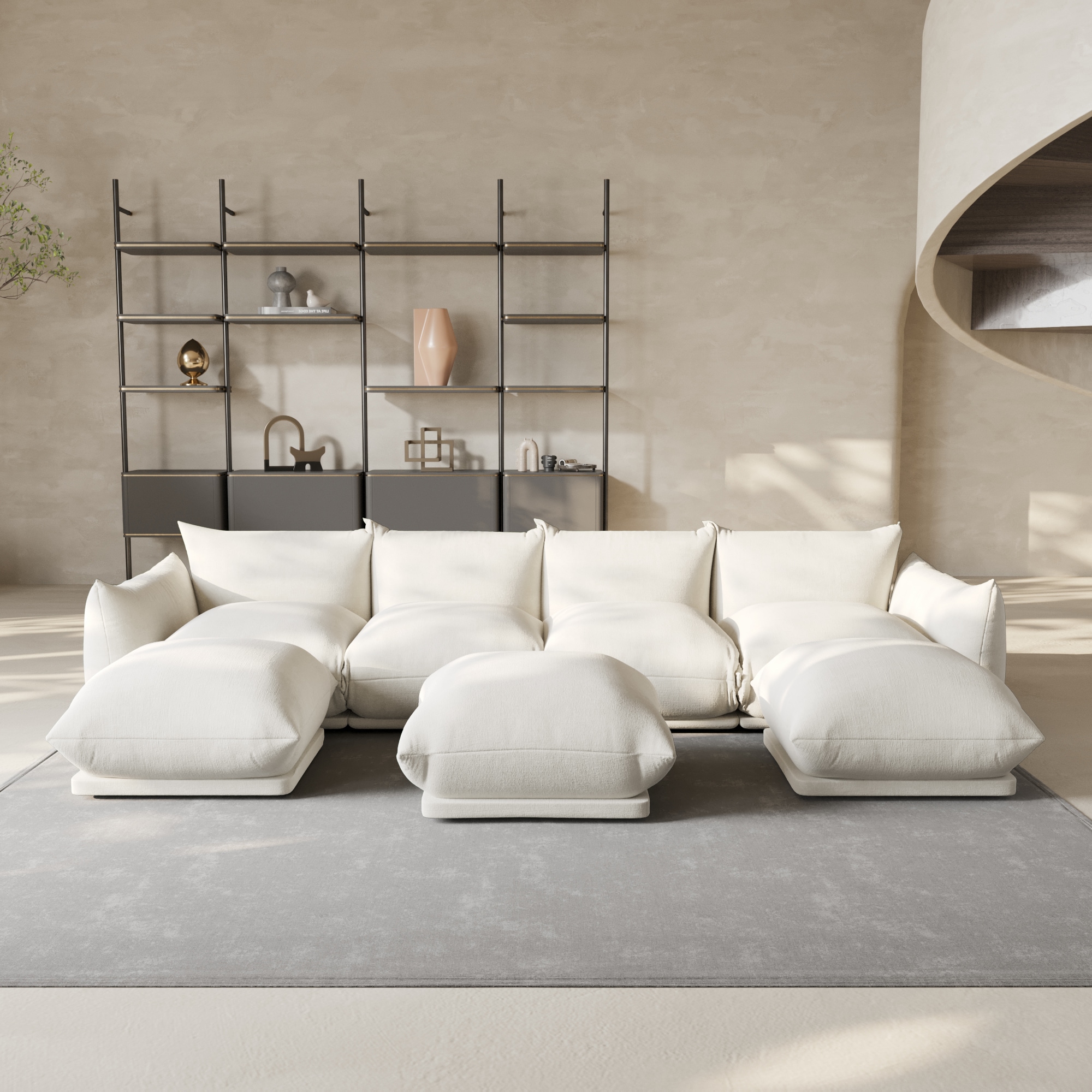BuotiqHom DH-A-119BE-S4+3 Sofas-Loveseats - View #2