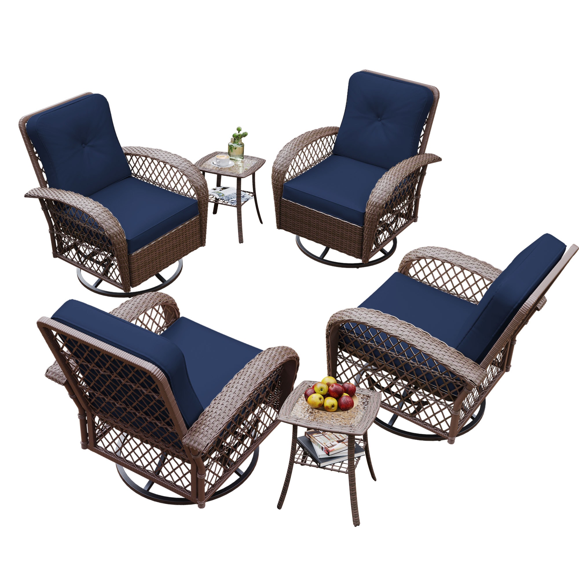 UPHA PL-Y9-6PC-Z2 Patio-Chairs - View #2