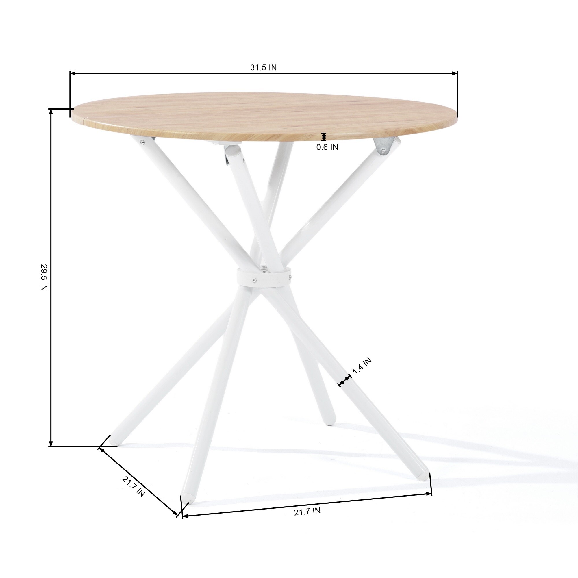 Homy Casa FONTANA OK WH Dining-Tables - View #3