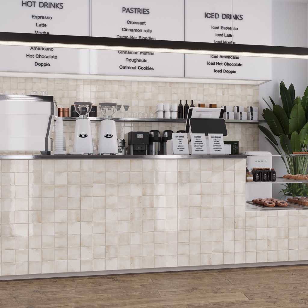 Apollo Tile MOD88WHT44A Ceramic-Tile - View #3