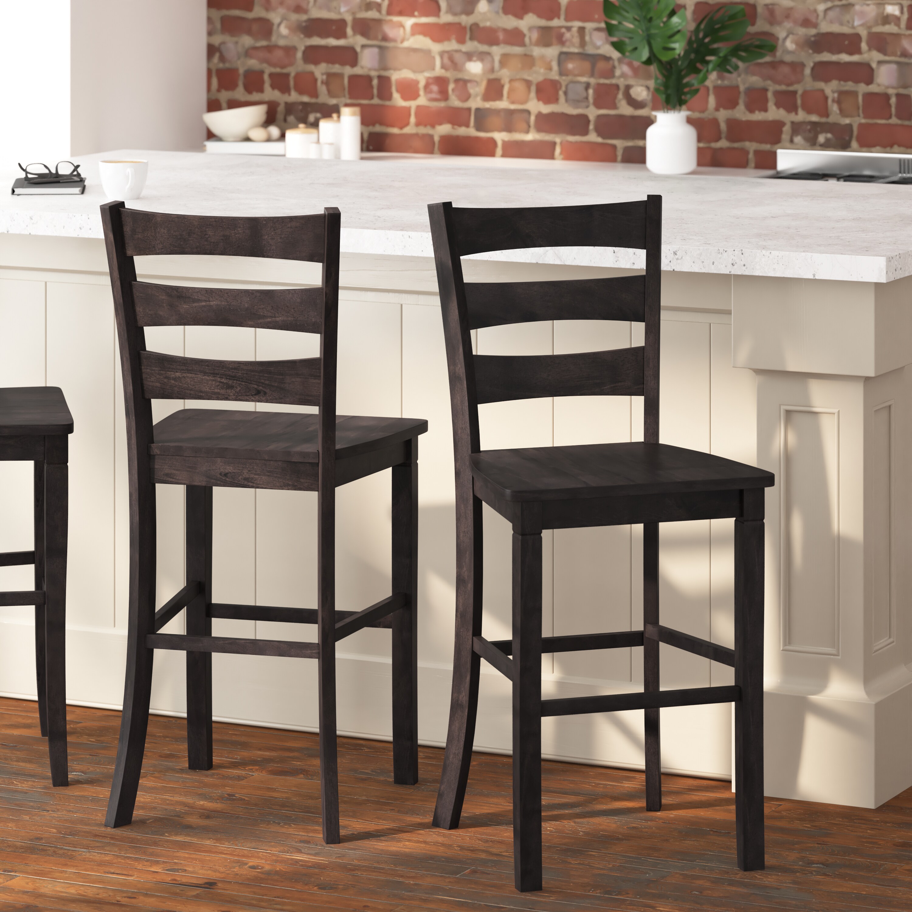 Taylor & Logan Laurel Solid Wood Counter Stool (Set of 2)