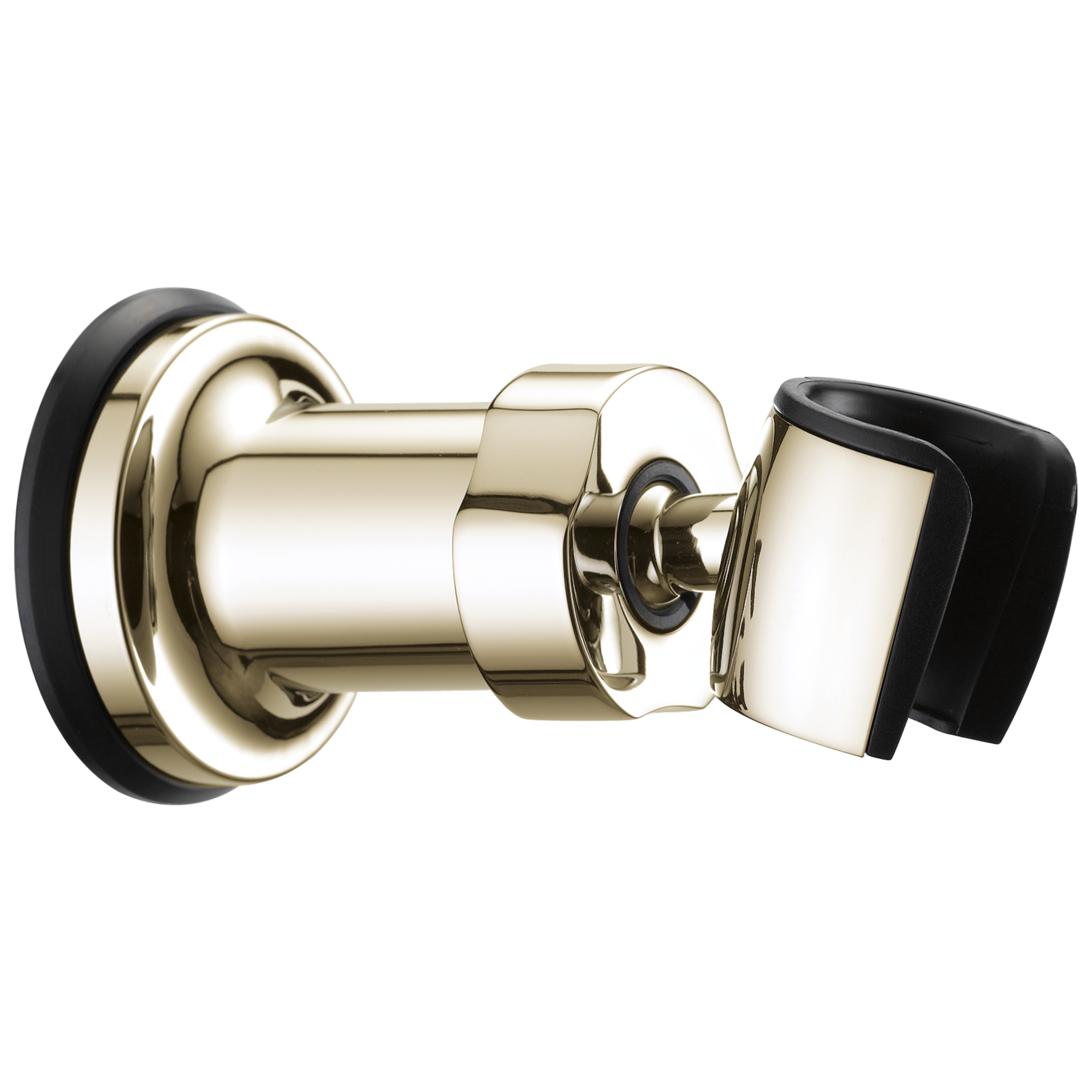 Delta RP61294PNPR Universal Showering Components Lumicoat Polished Nickel 2-Inches Universal Bathtub/Shower Hand shower holder 0.5-Inches -ID