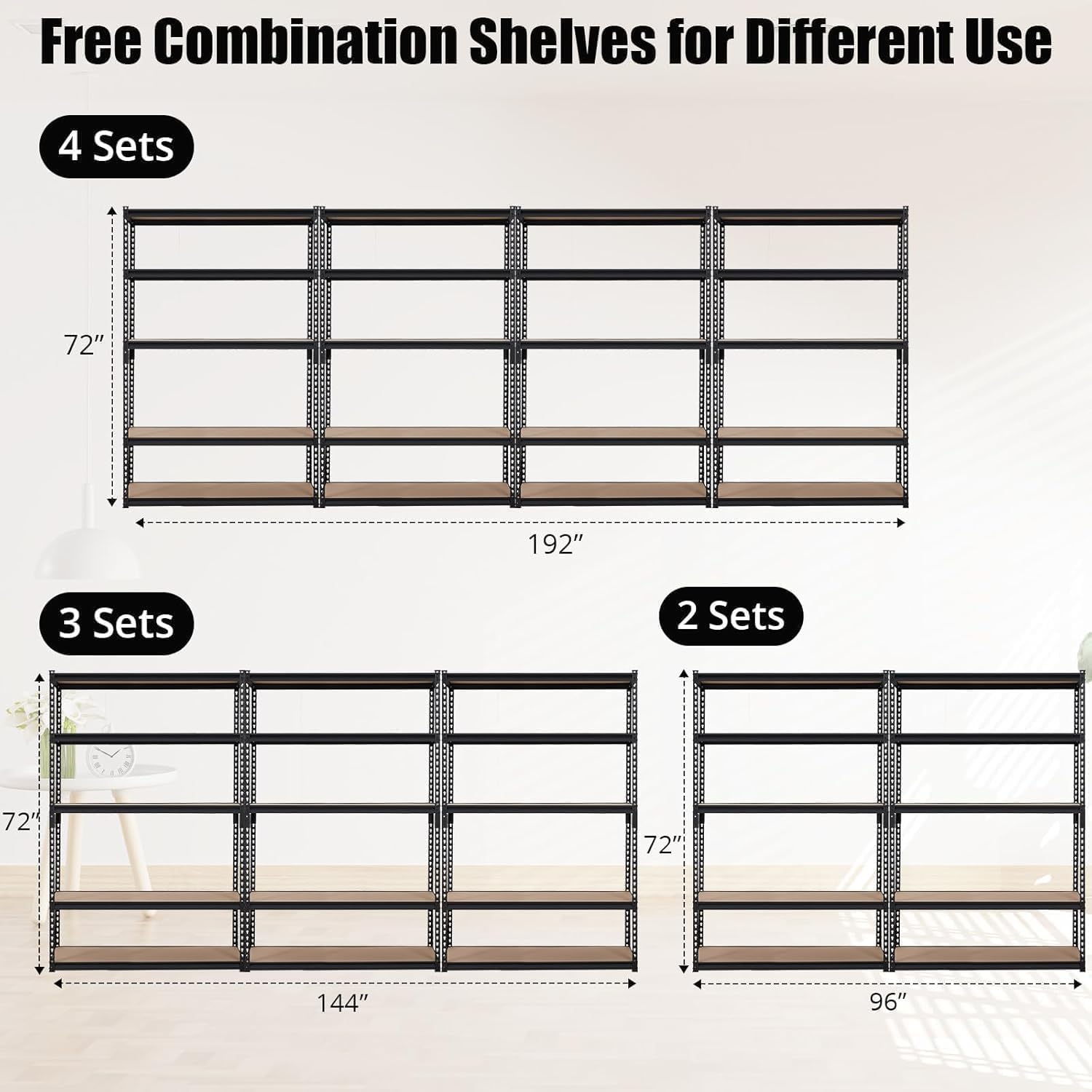 Garvee PHO-10AOTPQI Free-Standing-Shelving - View #7