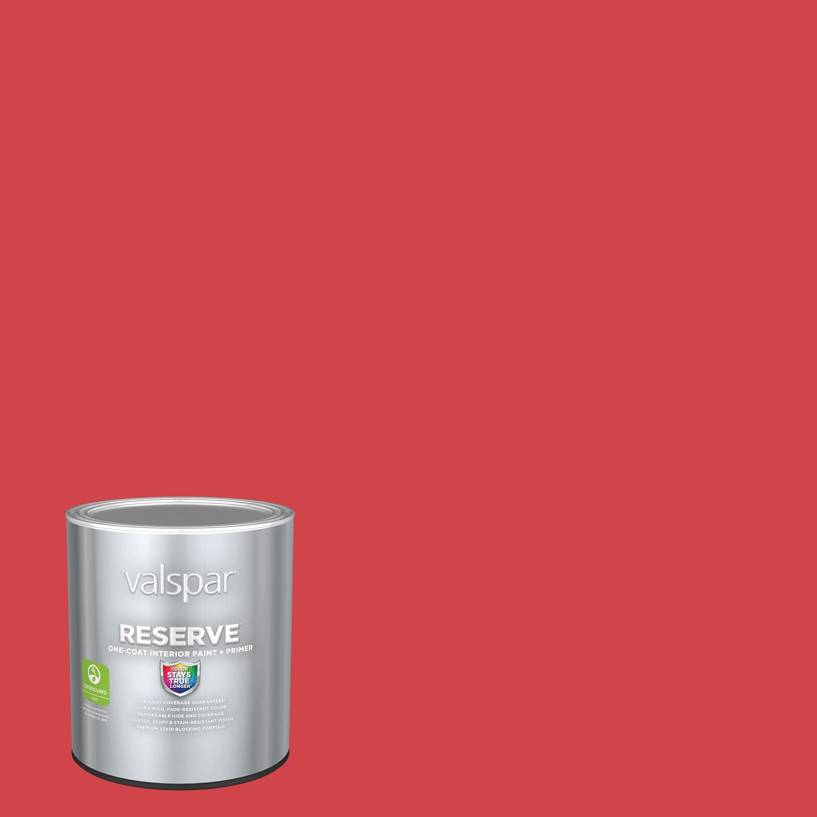 Valspar 1010-1-2916567 Reserve Satin Red Bliss 1010-1 Latex Interior Paint Paint + Primer ( 1-quart )