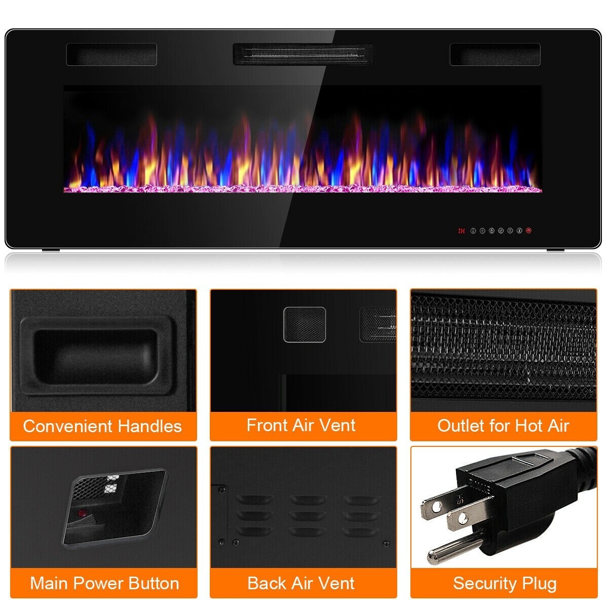 Clihome CWCH-EPA24705 Electric-Fireplaces - View #6