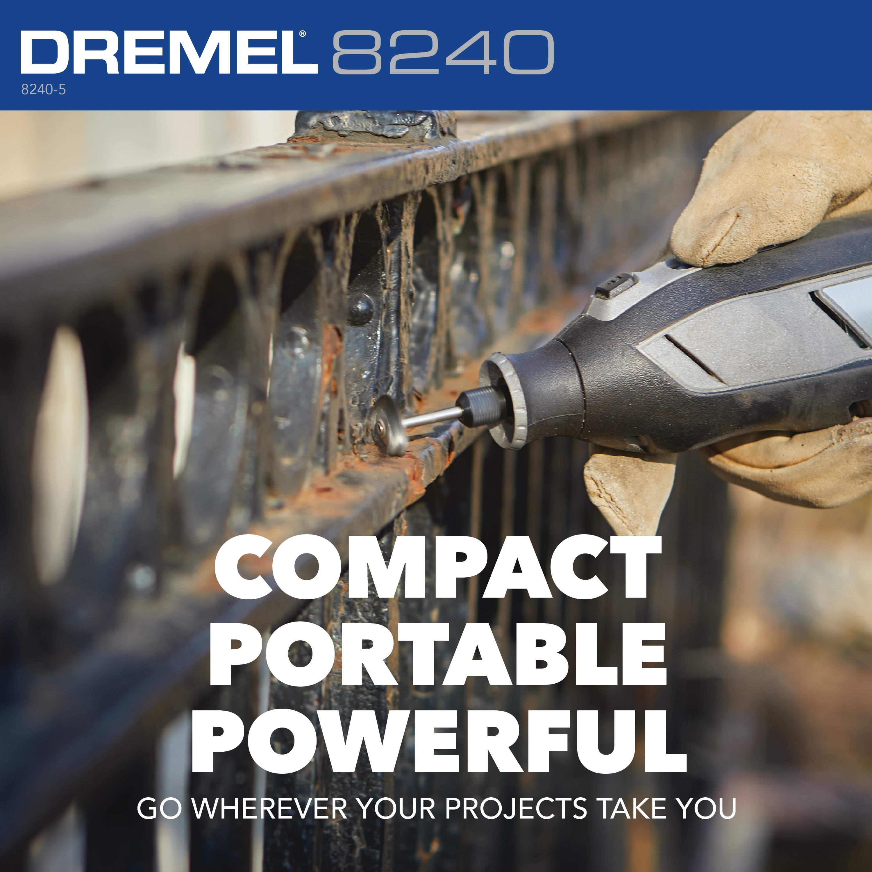 Dremel 8240 Series Cordless Rotary Tool Kit w/ Case, 12V (Dremel 8240-5)