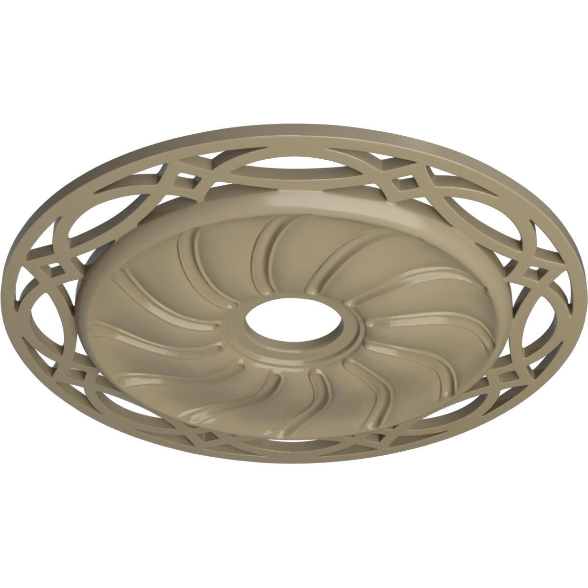 Ekena Millwork CM26LOGDF Ceiling-Medallions - View #2