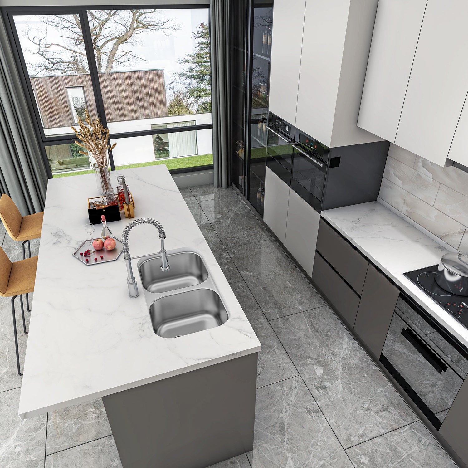 Sinber MU3218D Kitchen-Sinks - View #6