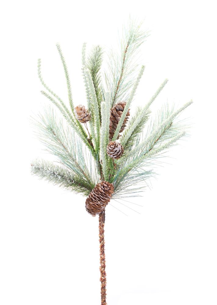 Melrose International 77253DS 20-in Green and Brown Indoor Pine Trees