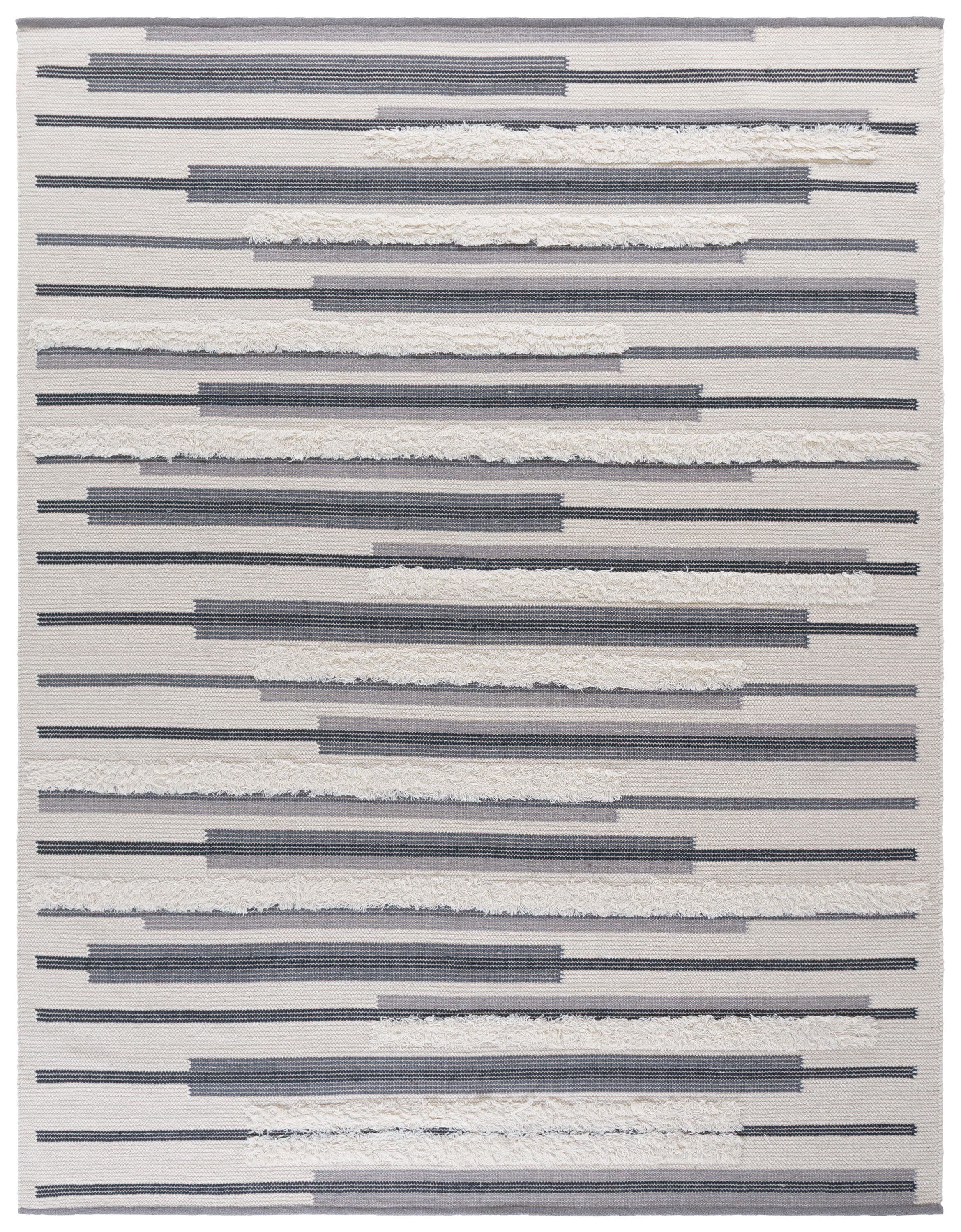 Kenya 279F Grey Ivory 6 x 9 Rectangular Area rug