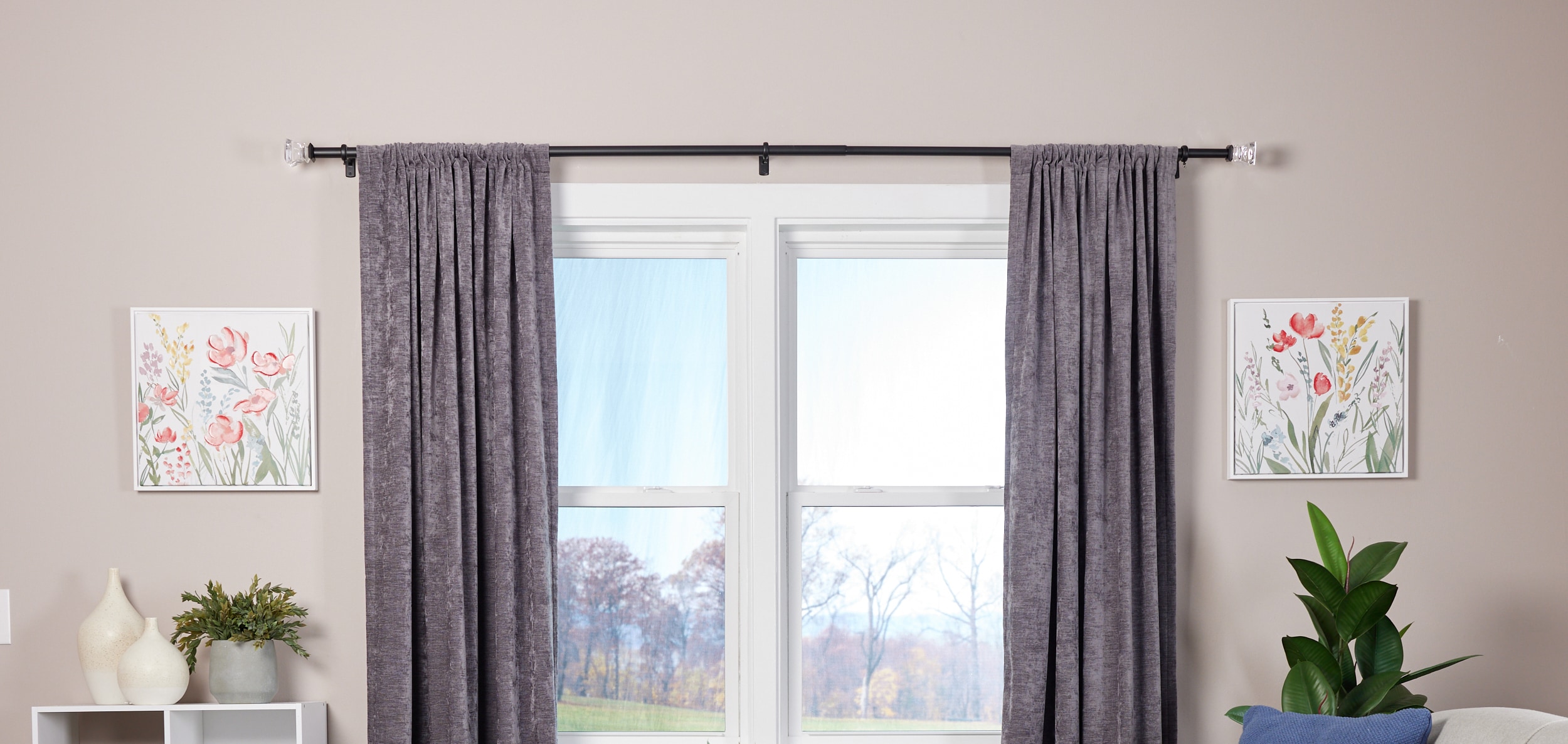 allen + roth FSI 6802A MBLK Curtain-Rods - View #5