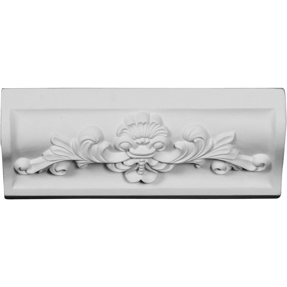 Ekena Millwork MDB04X04AS Ashford 11-7/8-in x 4-1/4-in Interior Primed Polyurethane Traditional Mid Crown Moulding Block