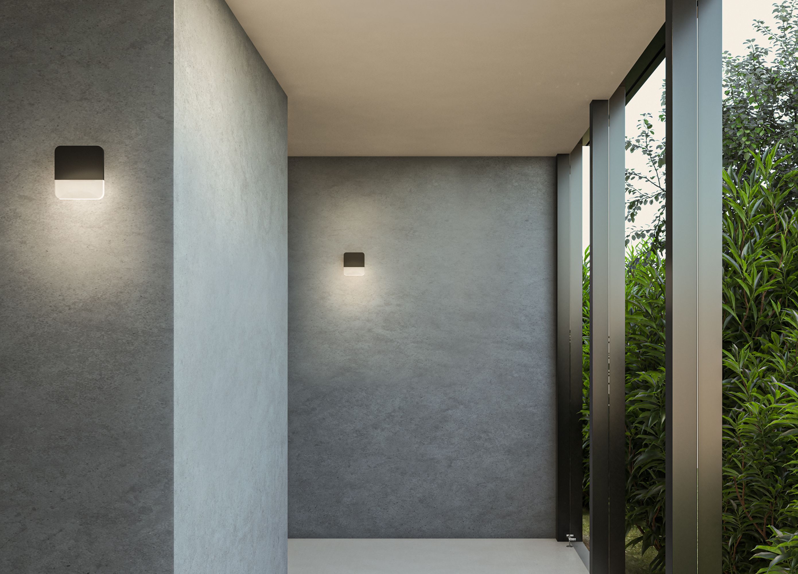 DALS Lighting SQS10-3K-WH Outdoor-Wall-Lighting - View #2
