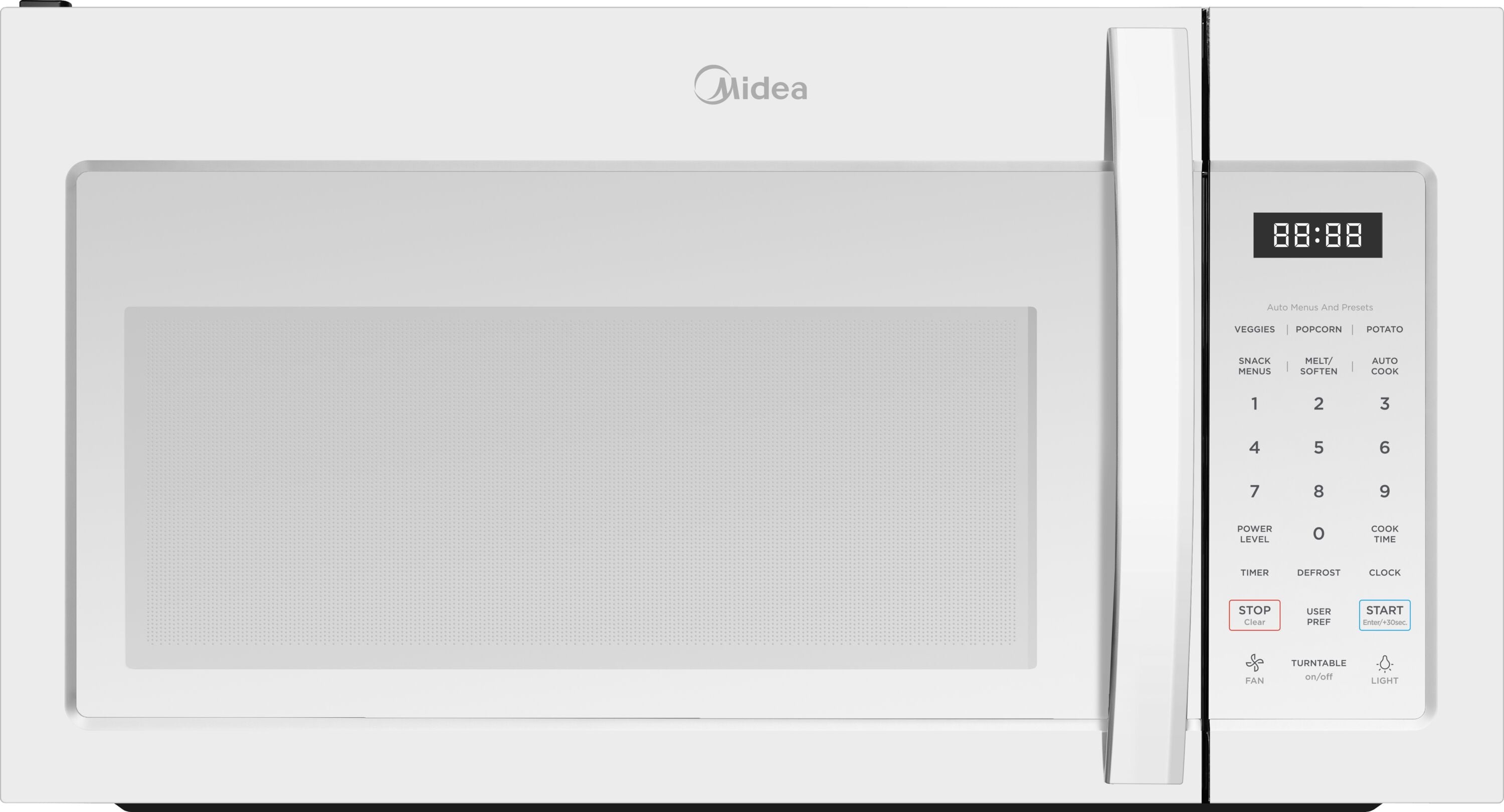 Midea MMO17S5AWW 1.7-cu ft 29.88-in Over-the-Range Microwave ( White )