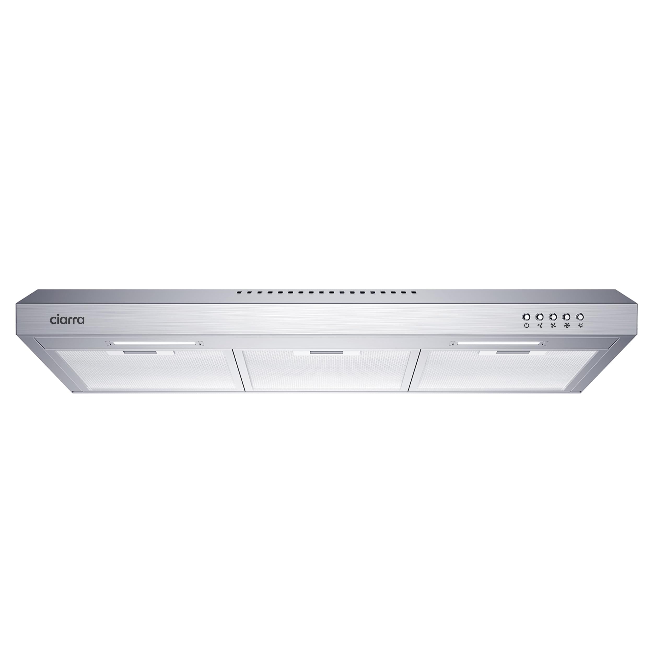 30-in 200-CFM Convertible Stainless Steel Under Cabinet Range Hoods Undercabinet Mount | - Jeremy Cass LSCIARDOE64